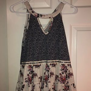 Boutique floral tank top